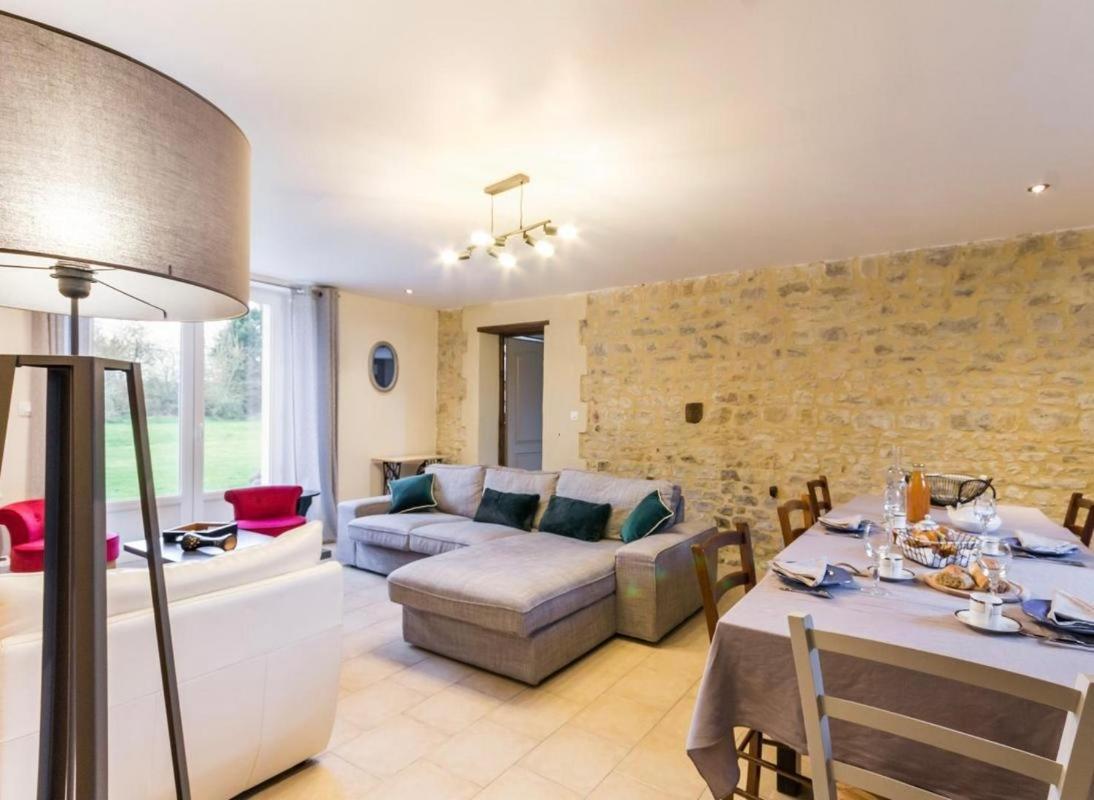 L'Ilot Pomme Cottage Campigny  ภายนอก รูปภาพ